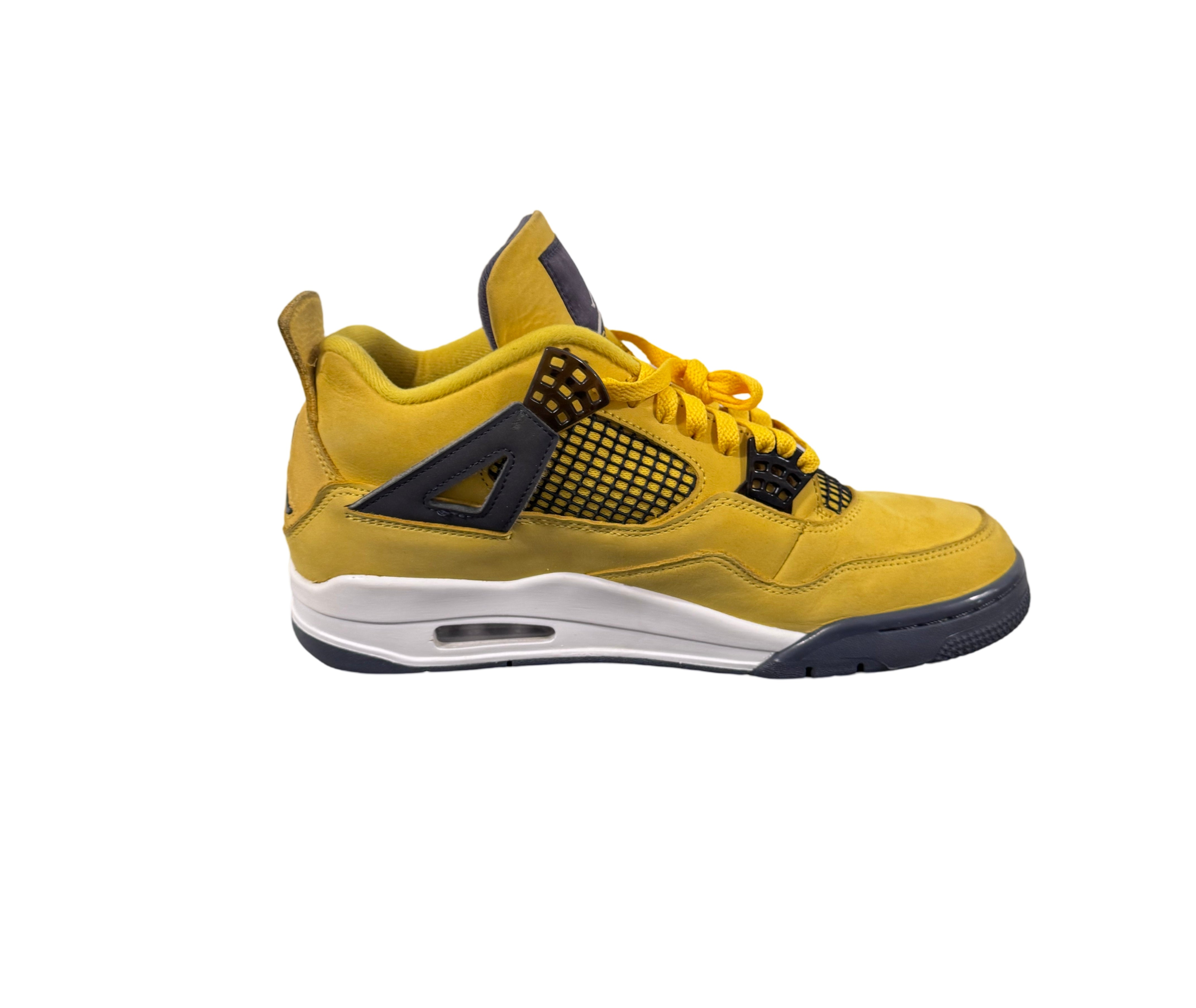 LIGHTNING AIR JORDAN RETRO 4S (PRE-OWNED) SZ 9.5