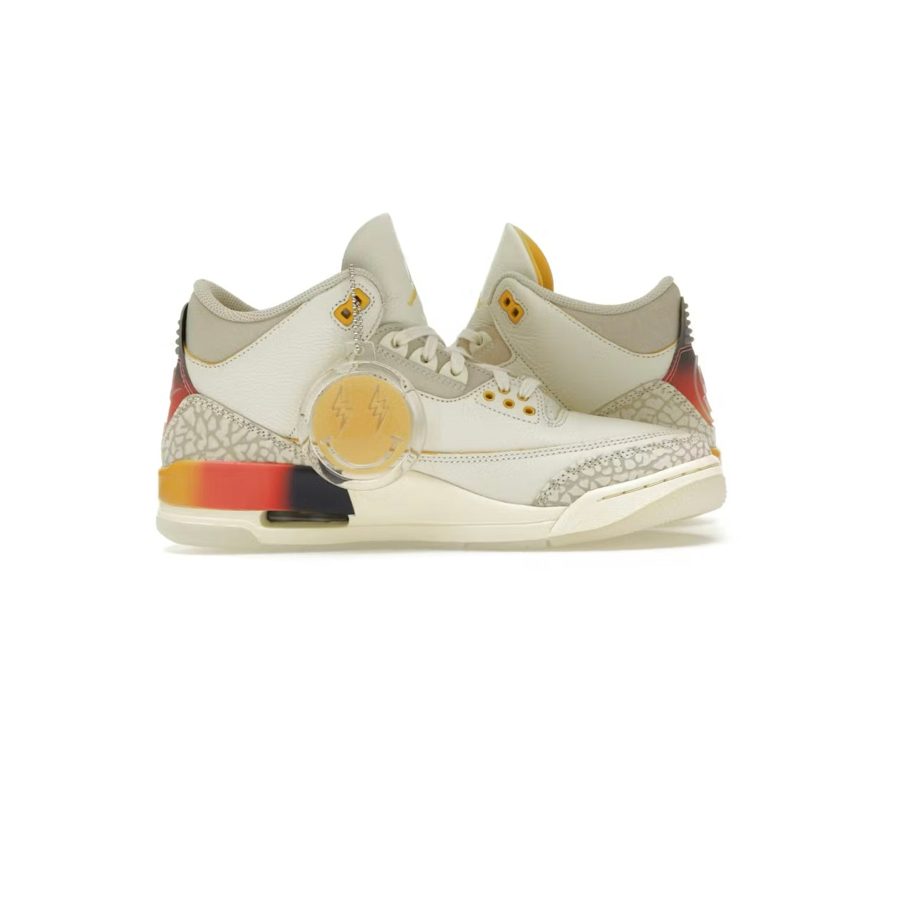 J BALVIN SUNSET AIR JORDAN RETRO 3S SZ 3.5M/5WMNS