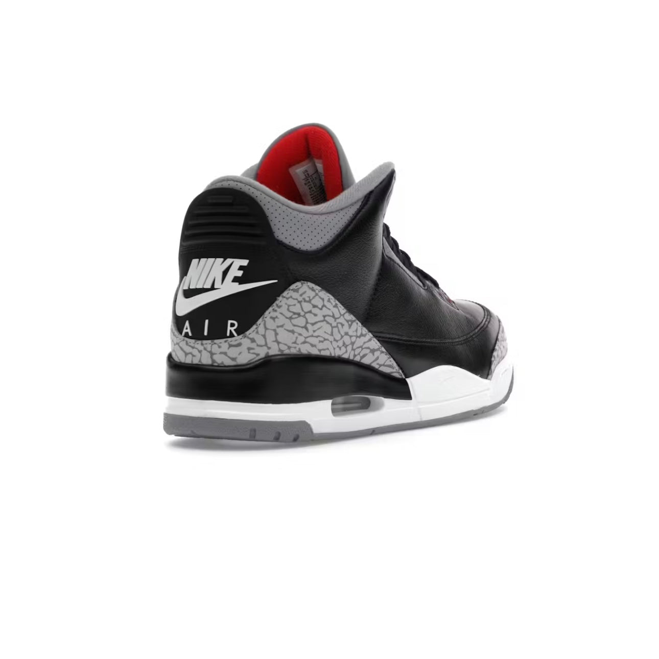 AIR JORDAN 3 RETRO OG BLACK CEMENT SZ 12