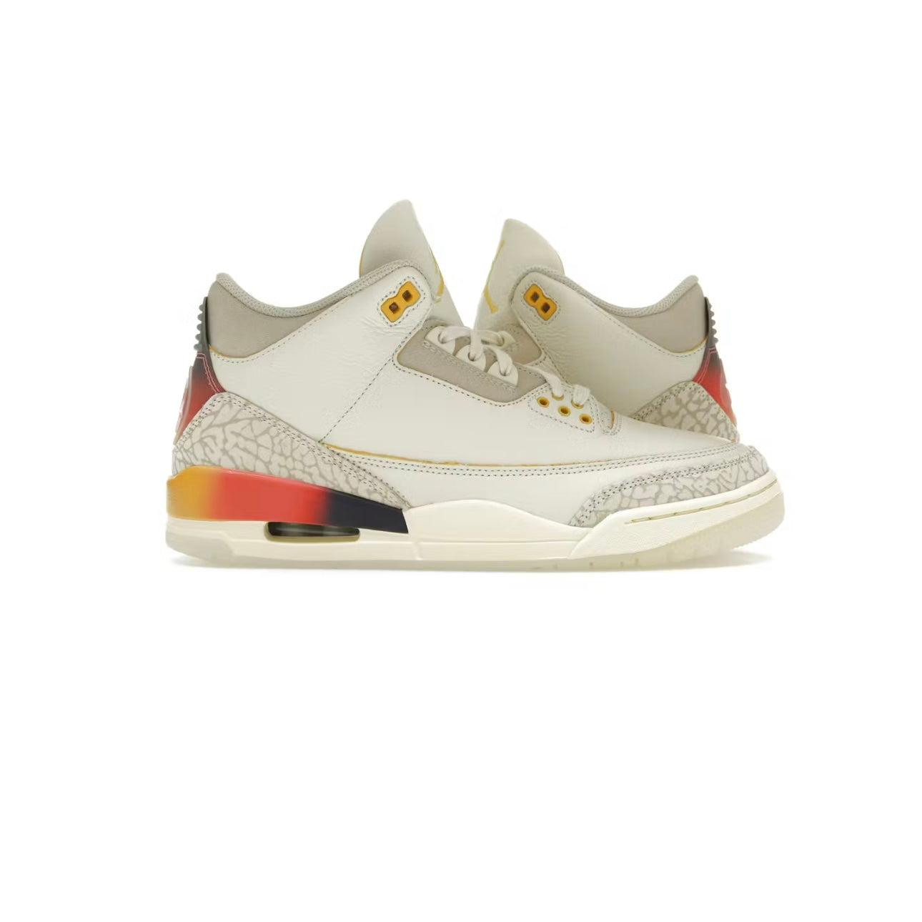 J BALVIN SUNSET AIR JORDAN RETRO 3S SZ 3.5M/5WMNS